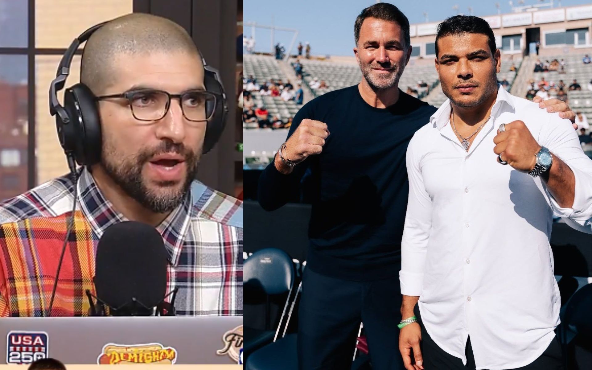 Paulo Costa reportedly approaches Ariel Helwani for Eddie Hearn’s number for Matchroom representation, per Hearn