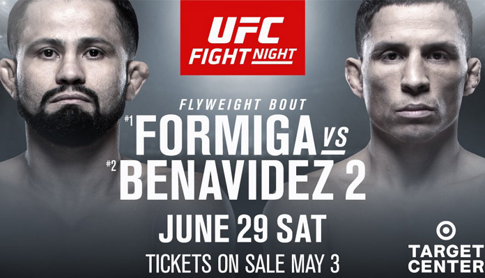 Joseph Benavidez, Jussier Formiga, UFC Minneapolis