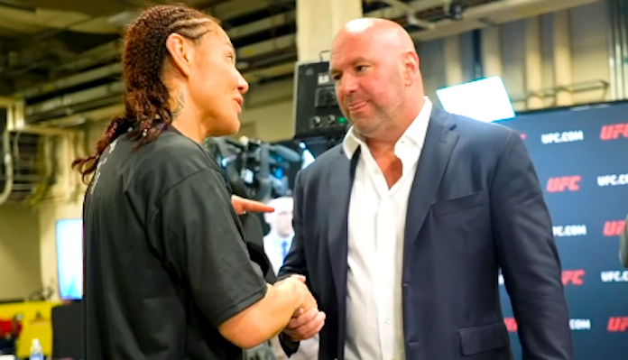 Cris Cyborg, Dana White