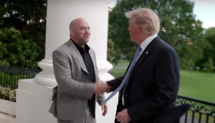 Dana White, Donald Trump, UFC 244