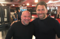 Dana White, Eddie Hearn, Francis Ngannou, Dillian Whyte