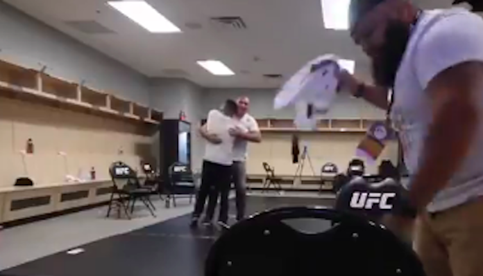 Daniel Cormier team reaction, UFC 226