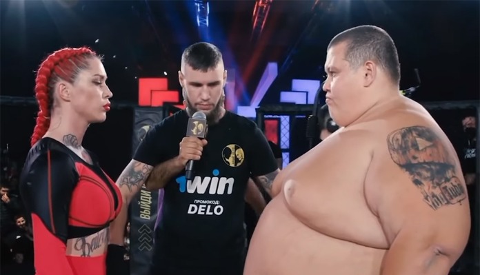 Bellator signs women’s MMA fighter who went viral for knocking out a 500lbs man
