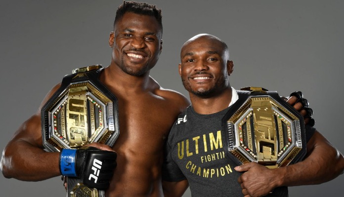 Francis Ngannou sends words of encouragement to Kamaru Usman following his UFC 286 loss to Leon Edwards: “You are a champion with or without a piece of metal my brother”