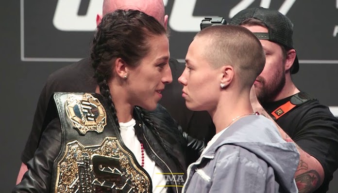 Joanna Jedrzejczyk, Rose Namajunas, Conor McGregor