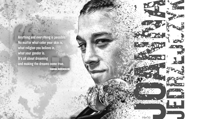 Joanna Jedrzejczyk Drake Riggs Quote Dave Fretz design