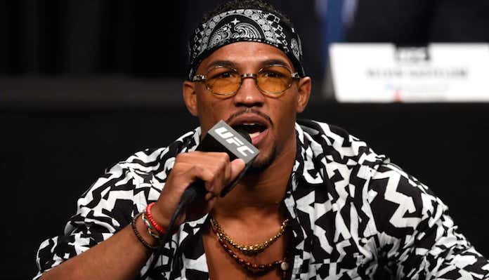 Kevin Lee believes heavyweight champion Jon Jones paid “homage” to him at the UFC 285 Press Conference