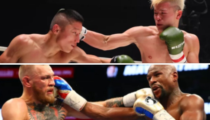 Image result for Mayweather vs Tenshin