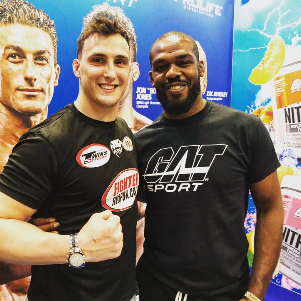 Modestas Bukauskas and Jon Jones