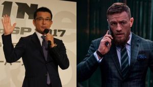 Nobuyuki Sakakibara, Conor McGregor, RIZIN