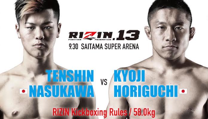 Rizin 13, Tenshin Nasukawa, Kyoji Horiguchi