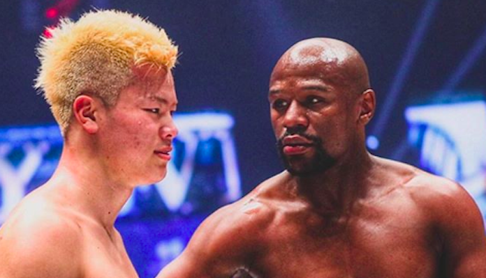 Tenshin Nasukawa, Floyd Mayweather, RIZIN 14