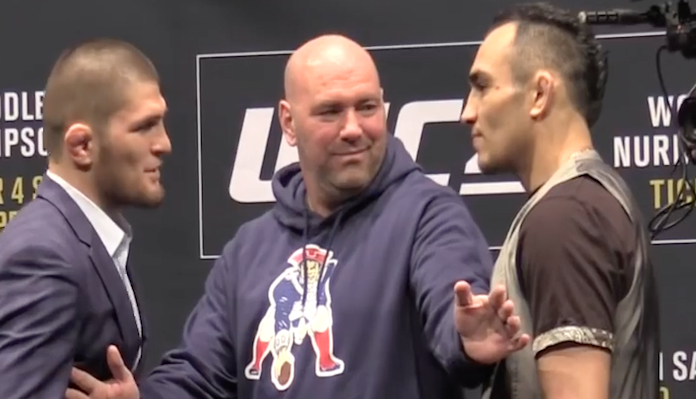 Tony Ferguson Khabib Nurmagomedov Dana White