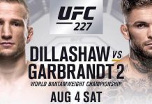 UFC 227, TJ Dillashaw, Cody Garbrandt