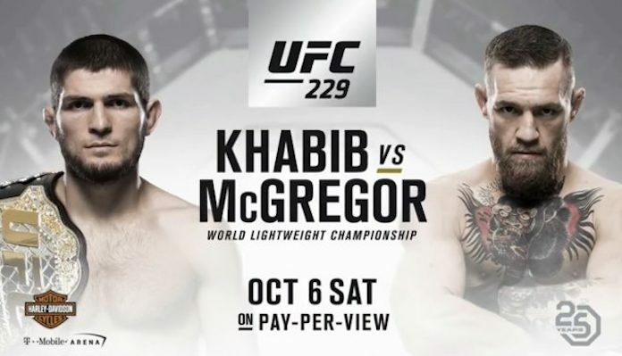 UFC 229, Khabib Nurmagomedov, Conor McGregor