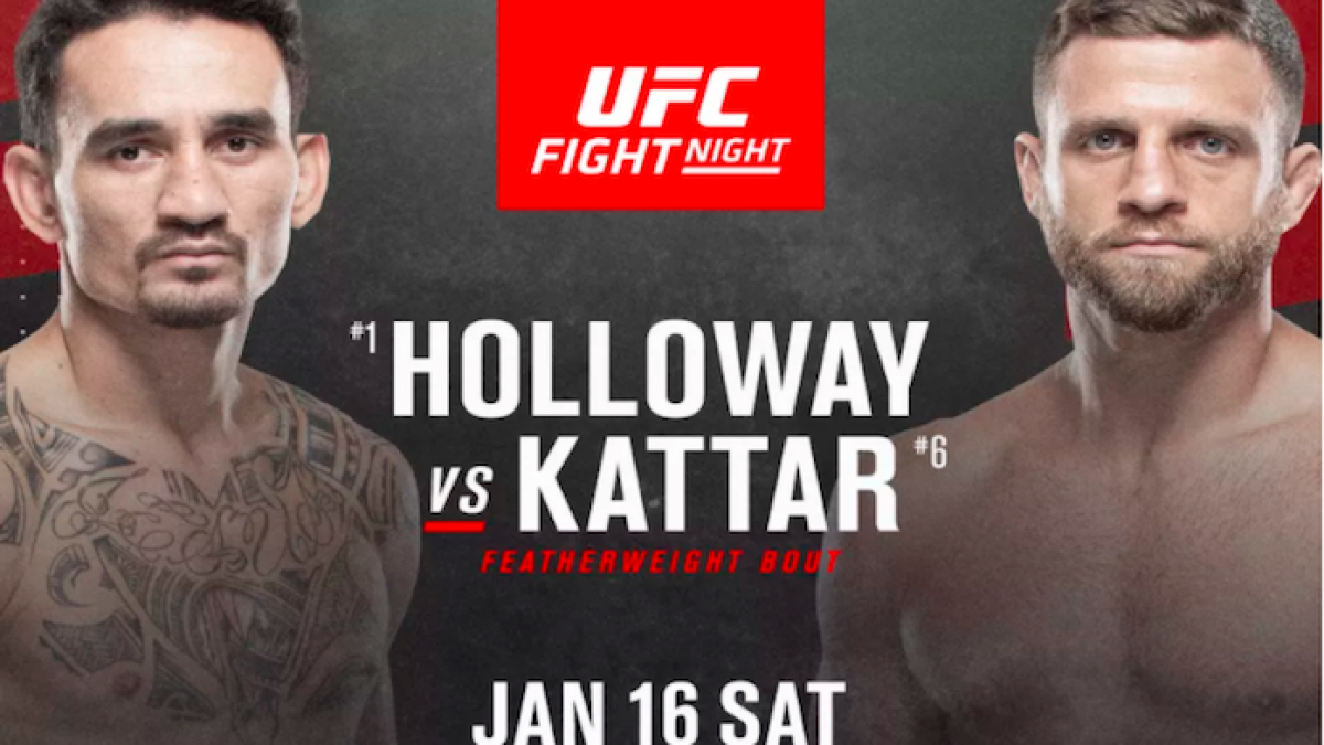 Ufc Fight Night 184 Holloway Vs Kattar Fight Card And Rumors Bjpenn Com