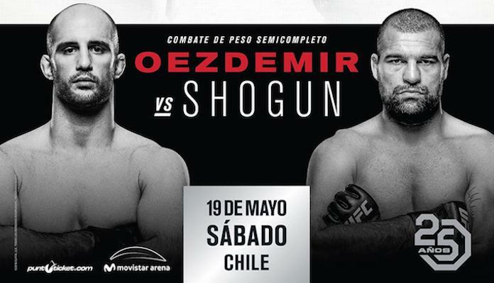 Volkan Oezdemir, Shogun Rua, UFC Chile